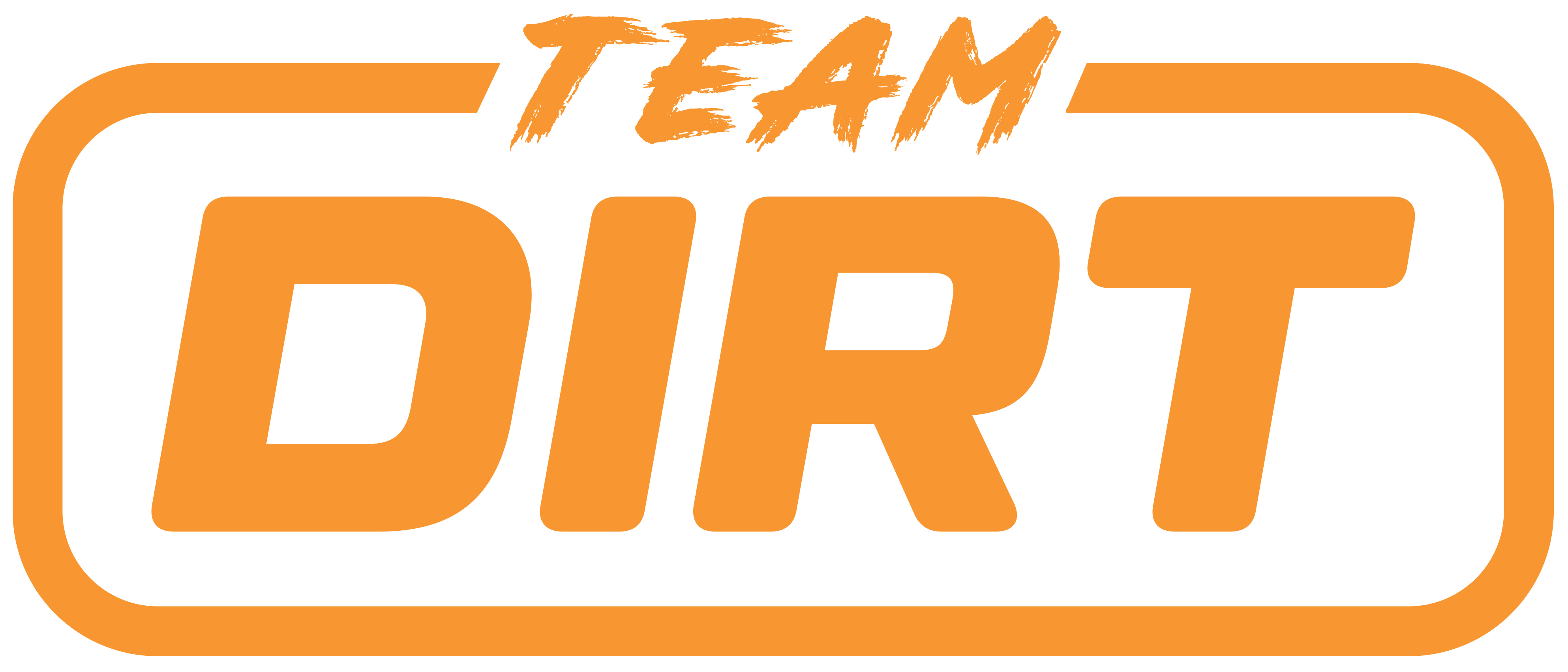 Dirt League logo — orange